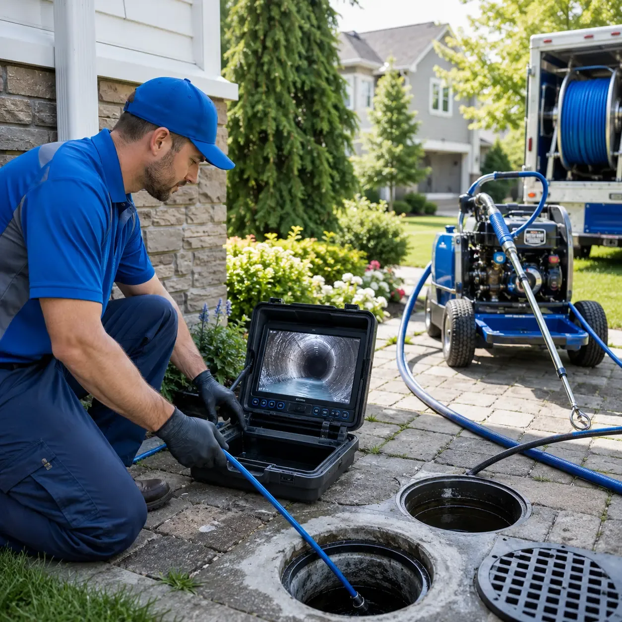Outdoor drain cleaning professionals serving Aurora, NY